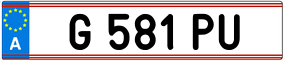 Truck License Plate